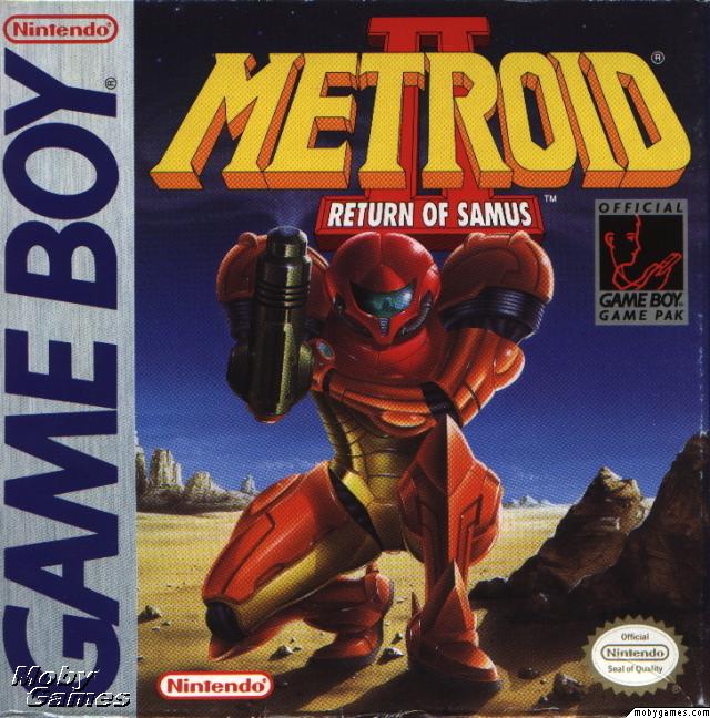 This is the front cover of Metroid 2!